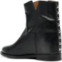 Via Roma 15 leather western boots Black - Thumbnail 3