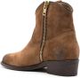 Via Roma 15 panelled suede ankle boots Brown - Thumbnail 3