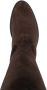 Via Roma 15 panelled suede knee-high boots Brown - Thumbnail 4
