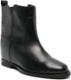 Via Roma 15 Rockstud-detailing leather ankle boots Black - Thumbnail 2