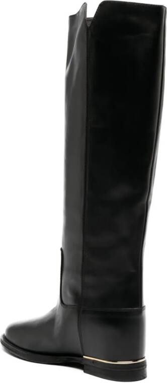 Via Roma 15 Stivale knee-length boots Black