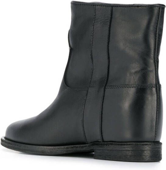 Via Roma 15 studded ankle boots Black