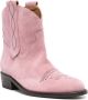 Via Roma 15 suede ankle boots Pink - Thumbnail 2
