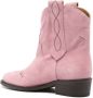 Via Roma 15 suede ankle boots Pink - Thumbnail 3