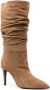 Via Roma 15 suede mid-calf boots Brown - Thumbnail 2