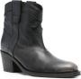 Via Roma 15 Texan 60mm leather ankle boots Black - Thumbnail 2