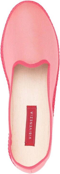Vibi Venezia Olimpia two-tone slip-on shoes Pink