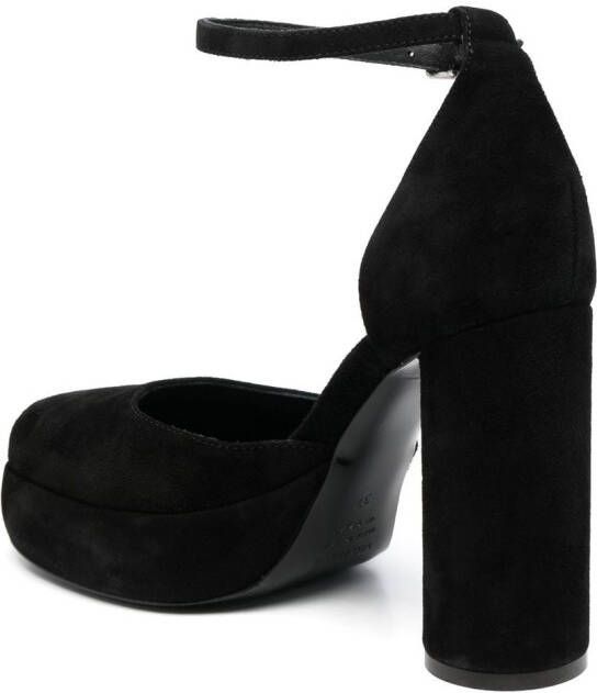 Vic Matie 105mm heeled suede sandals Black