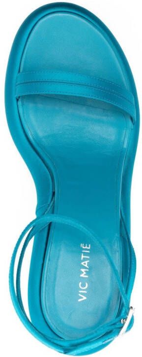 Vic Matie 110mm ankle-strap sandals Blue