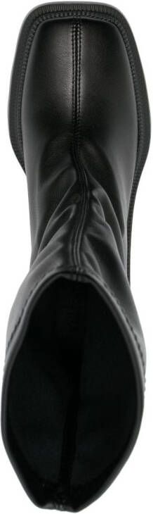 Vic Matie 110mm chunky leather boots Black