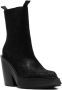 Vic Matie 110mm leather ankle boots Black - Thumbnail 2