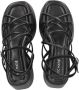 Vic Matie 110mm platform leather sandals Black - Thumbnail 4