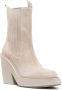 Vic Matie 120mm pointed-toe suede boots Neutrals - Thumbnail 2