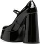 Vic Matie 145mm patent leather sandals Black - Thumbnail 3