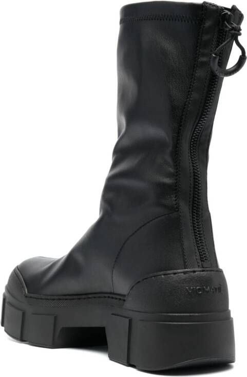 Vic Matie 50mm leather ankle boots Black