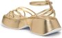 Vic Matie 60mm platform sandals Gold - Thumbnail 3