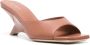 Vic Matie 75mm leather mules Brown - Thumbnail 2