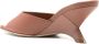 Vic Matie 75mm leather mules Brown - Thumbnail 3