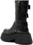 Vic Matie buckled leather platform boots Black - Thumbnail 3