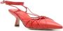 Vic Matie Chanel 60mm leather sandals Red - Thumbnail 2
