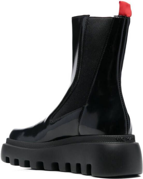 Vic Matie chunky slip-on boots Black