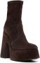 Vic Matie Flare 150mm leather boots Brown - Thumbnail 2