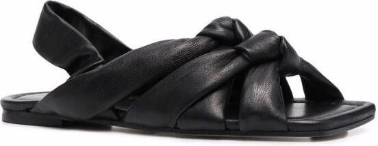 Vic Matie knot-detail sandals Black