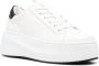 Vic Matie lace-up leather platform sneakers White - Thumbnail 2