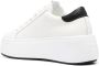 Vic Matie lace-up leather platform sneakers White - Thumbnail 3