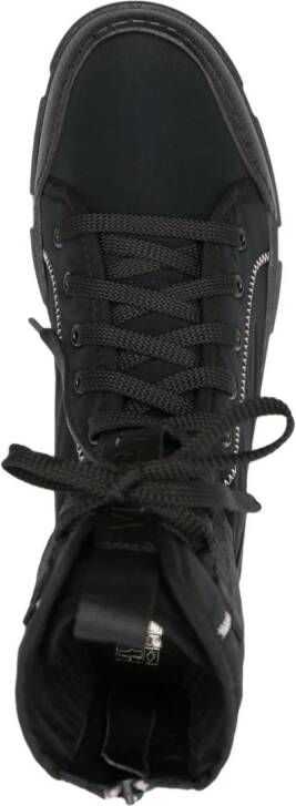Vic Matie lace-up platform ankle boots Black