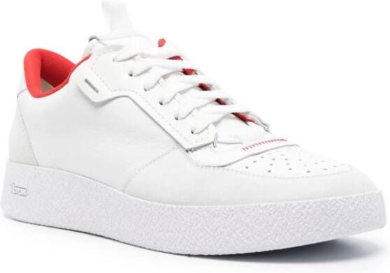 Vic Matie panelled leather sneakers White