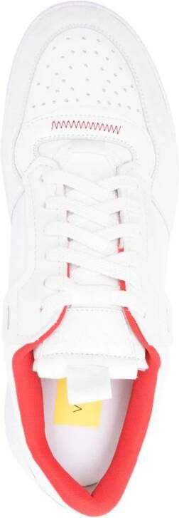 Vic Matie panelled leather sneakers White