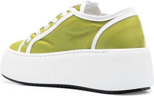 Vic Matie platform leather sneakers Green
