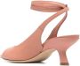Vic Matie pointed-toe leather sandals Pink - Thumbnail 3