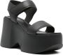 Vic Matie Rubby platform-wedge sandals Black - Thumbnail 2