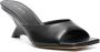 Vic Matie sculpted-heel leather mules Black - Thumbnail 2
