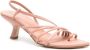 Vic Matie Slash 70mm leather sandals Pink - Thumbnail 2