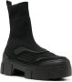 Vic Matie sock-style chunky ankle boots Black - Thumbnail 2