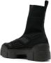 Vic Matie sock-style chunky ankle boots Black - Thumbnail 3
