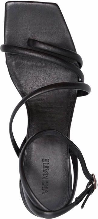 Vic Matie strappy 70mm sandals Black