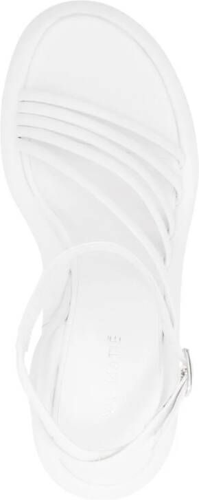 Vic Matie strappy leather sandals White