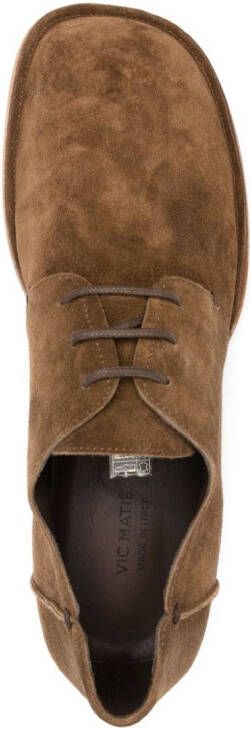 Vic Matie suede oxford shoes Brown