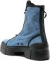 Vic Matie toggle-fastening denim ankle boots Blue - Thumbnail 3