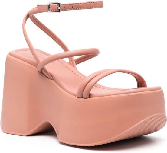 Vic Matie Yoko 110mm wedge sandals Pink