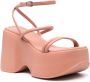 Vic Matie Yoko 110mm wedge sandals Pink - Thumbnail 2