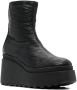 Vic Matie zipped wedge ankle boots Black - Thumbnail 2