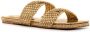 Vicenza Cincinati braided-strap flat sandals Gold - Thumbnail 2