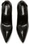 Victoria Beckham 100mm crocodile-embossed effect leather pumps Black - Thumbnail 3