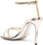 Victoria Beckham 100mm crystal-embellished sandals Gold - Thumbnail 3