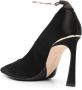 Victoria Beckham 100mm pointed-toe satin pumps Black - Thumbnail 2